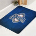 milwaukee brewers logo blue bath rugs