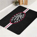 minimalist logo toronto raptors bath rugs