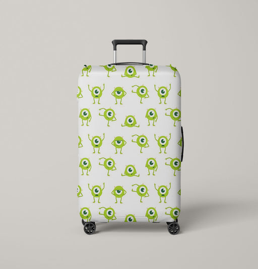 mike monster university animation Luggage Cover | suitcase