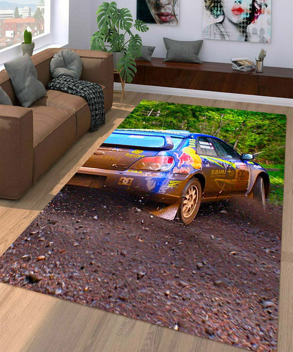 meet the obstacle of car racing Living room carpet rugs