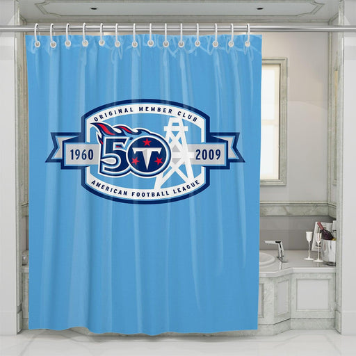 member club of american football league shower curtains