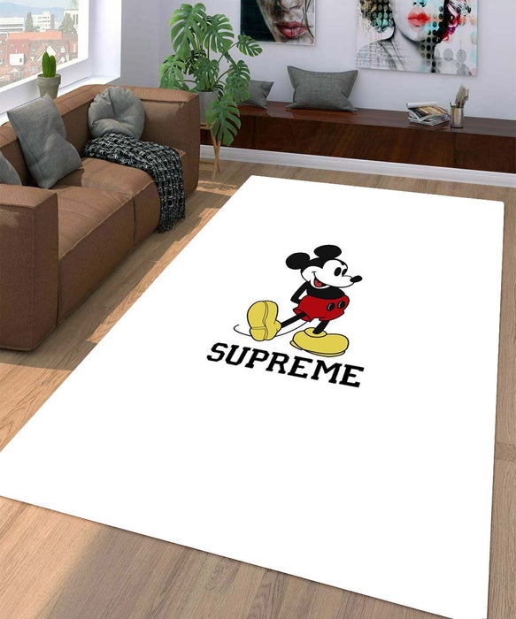 mickey mouse supreme Living room carpet rugs