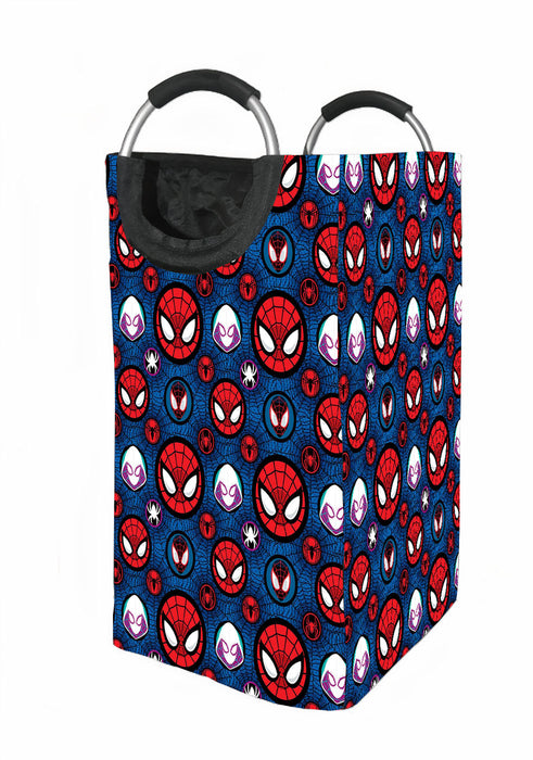 miles morales animation spiderman Laundry Hamper | Laundry Basket