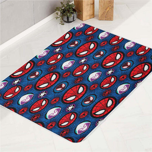 miles morales animation spiderman bath rugs