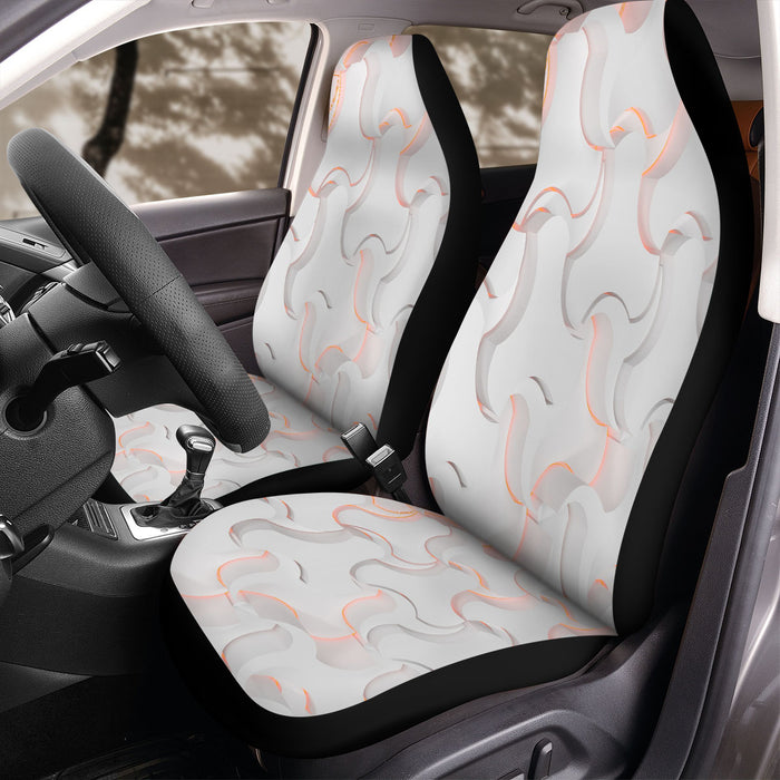 minimalist basic shape pattern Car Seat Covers