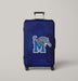 memphis tiger blue logo football Luggage Covers | Suitcase