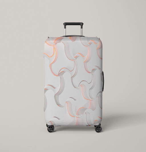 minimalist basic shape pattern Luggage Cover | suitcase