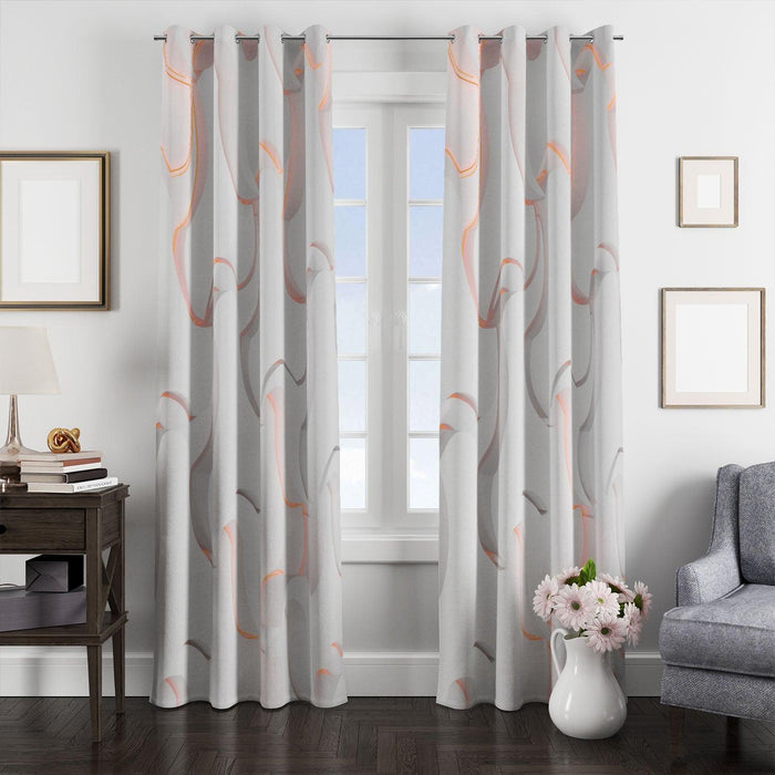 minimalist basic shape pattern window Curtain