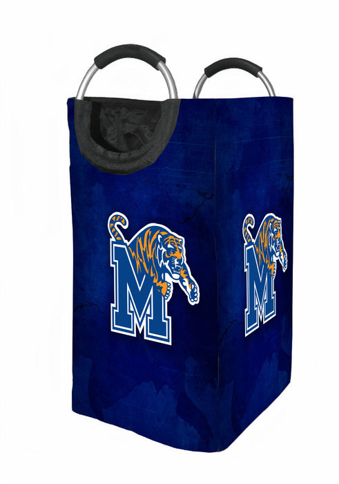 memphis tiger blue logo football Laundry Hamper | Laundry Basket