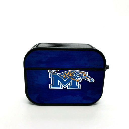 memphis tiger blue logo football airpod case