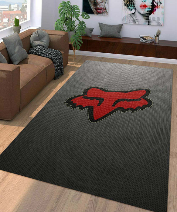 metal fox red logo Living room carpet rugs