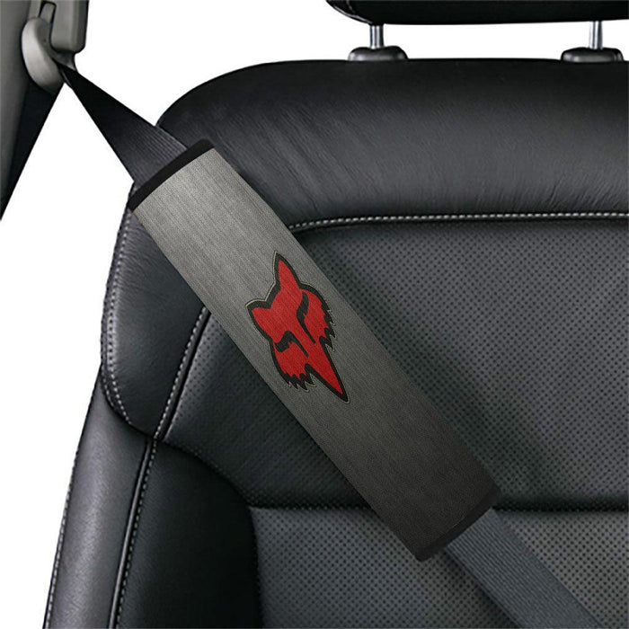 metal fox red logo Car seat belt cover - Grovycase