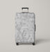 minimalist wood floor random Luggage Cover | suitcase