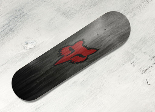 metal fox red logo Skateboard decks