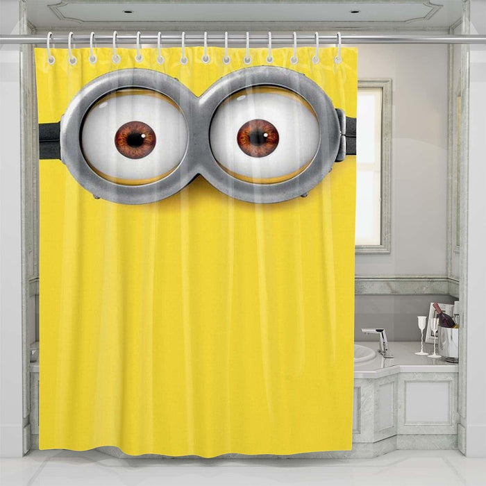 minions eyes shower curtains