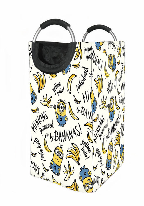 minions powered by bananas Laundry Hamper | Laundry Basket