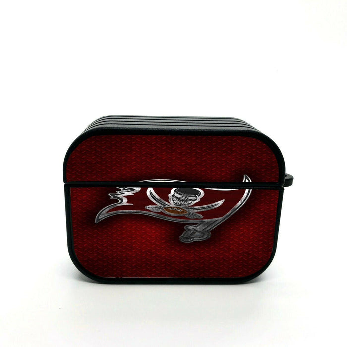 metal logo tampa bay buccaneers airpod case