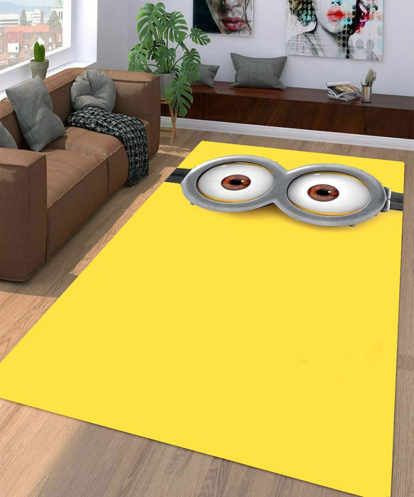 minions eyes Living room carpet rugs