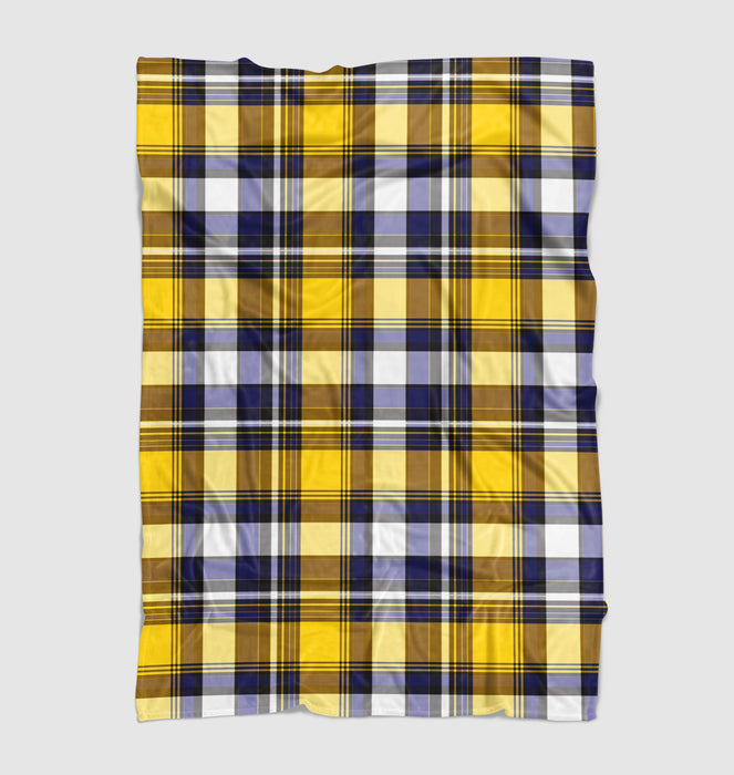 minnesota vikings tartan pattern Ultra soft fleece blanket