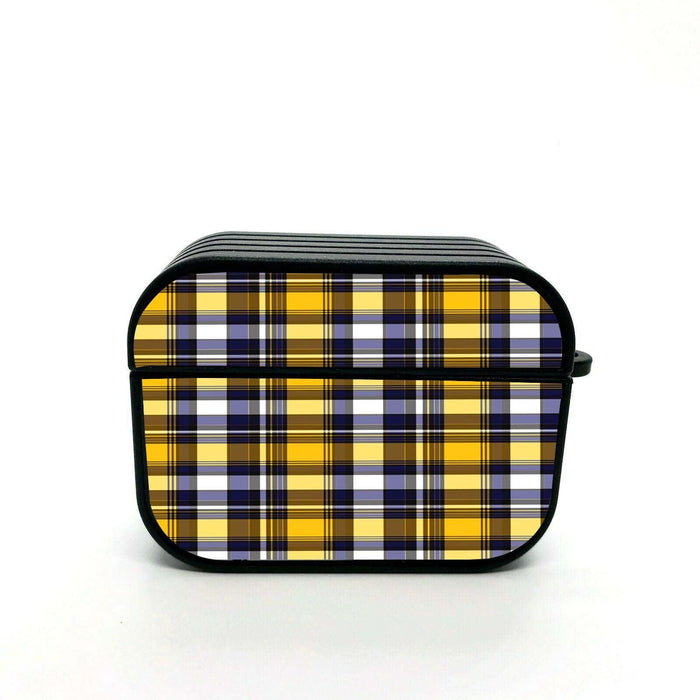 minnesota vikings tartan pattern airpods case