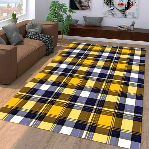 minnesota vikings tartan pattern Living room carpet rugs