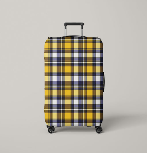 minnesota vikings tartan pattern Luggage Cover | suitcase