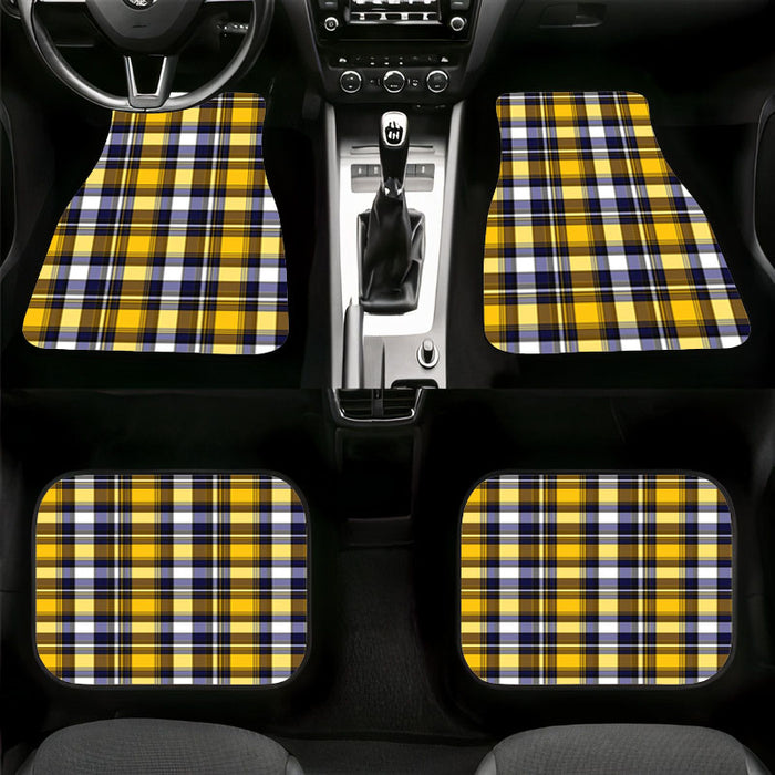 minnesota vikings tartan pattern Car floor mats Universal fit