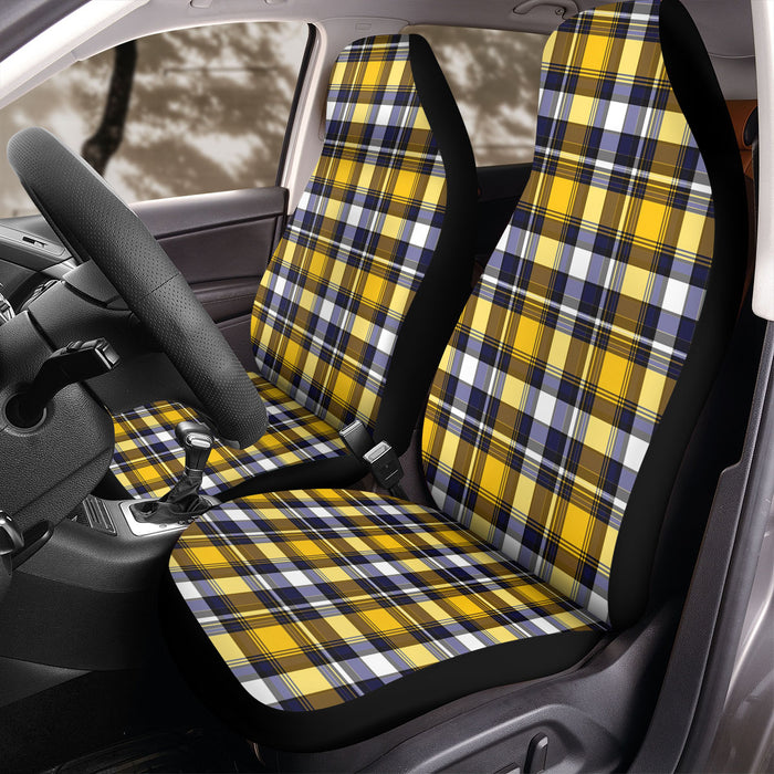 minnesota vikings tartan pattern Car Seat Covers