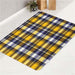 minnesota vikings tartan pattern bath rugs