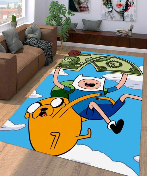 money finn and jack adventure time Living room carpet rugs