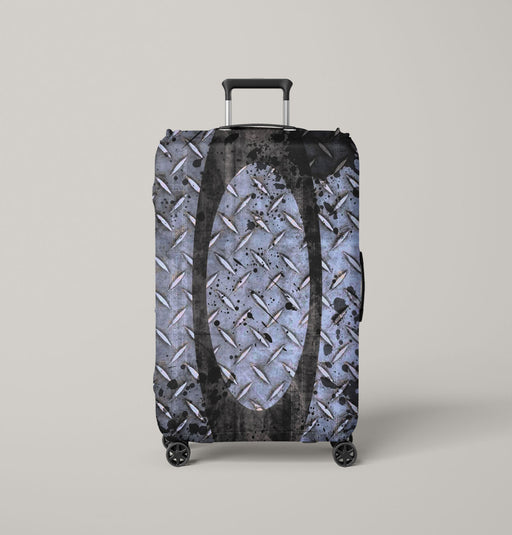 metal oakley logo chaos Luggage Covers | Suitcase