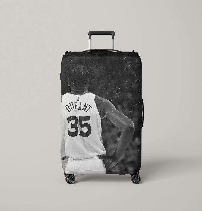 monochromatic kevin durant as player nba Luggage Covers | Suitcase