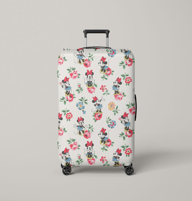 minnie mews ditsy disney Luggage Cover | suitcase