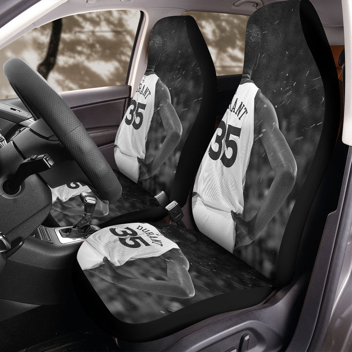 monochromatic kevin durant as player nba Car Seat Covers