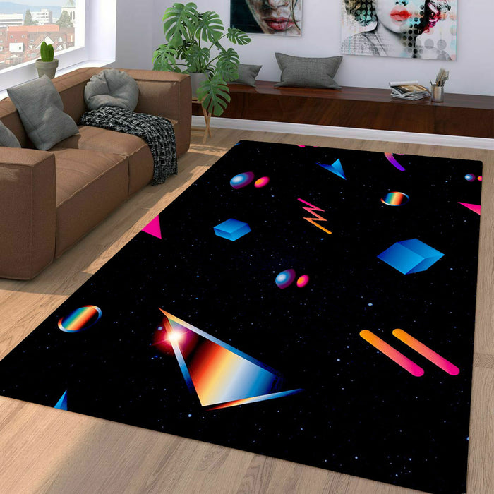 mirror aesthetic gradient shape Living room carpet rugs