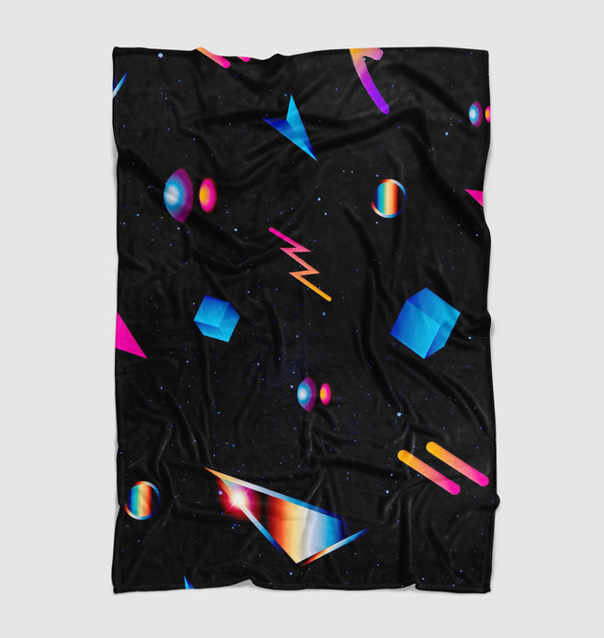 mirror aesthetic gradient shape Ultra soft fleece blanket