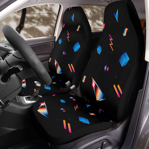 mirror aesthetic gradient shape Car Seat Covers