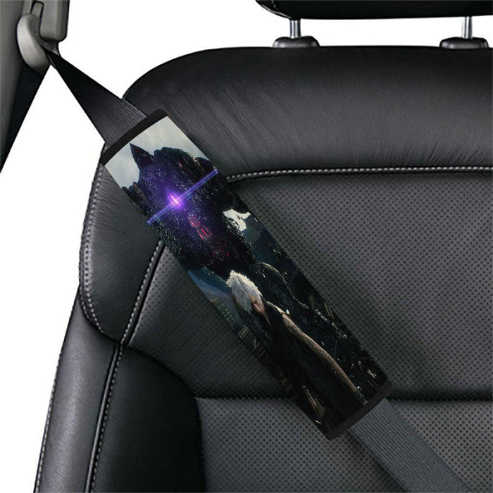 monochromatic elephant Car seat belt cover