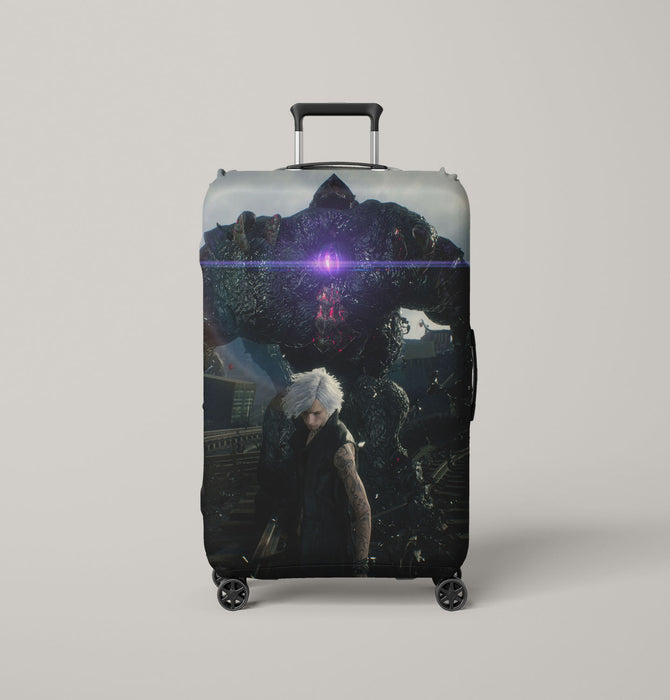 monster white hair devil may cry five Luggage Covers | Suitcase