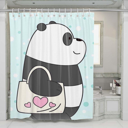 mood panda we bare bears shower curtains