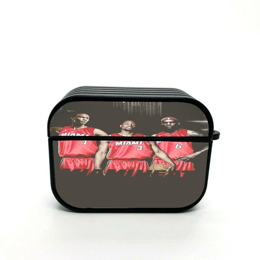 miami heat big three player airpod case