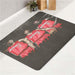 miami heat big three player bath rugs