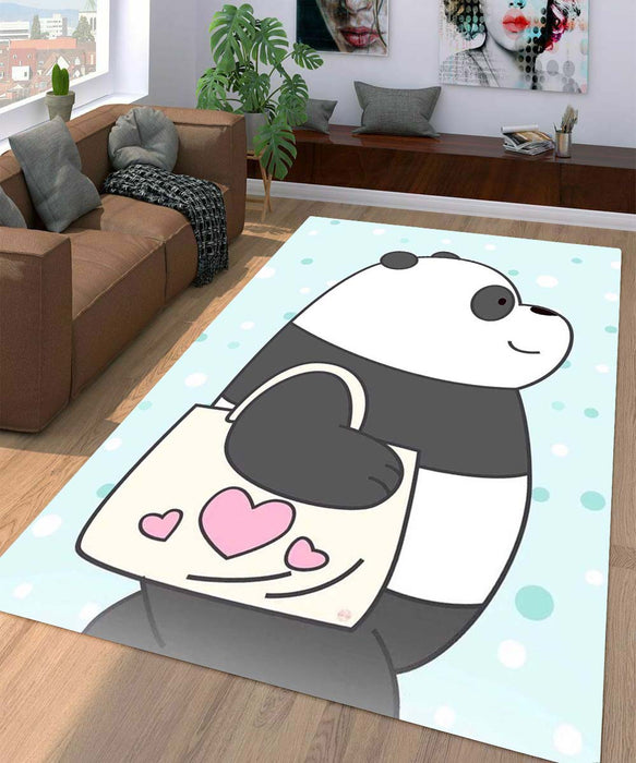 mood panda we bare bears Living room carpet rugs