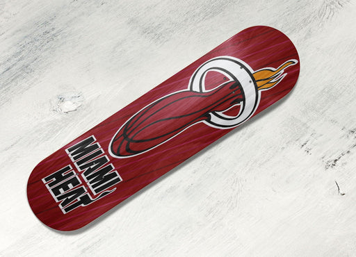 miami heat logo iconic Skateboard decks