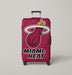 miami heat logo iconic Luggage Covers | Suitcase