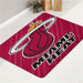 miami heat logo iconic bath rugs