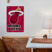 miami heat logo iconic Poster Metal print wall art