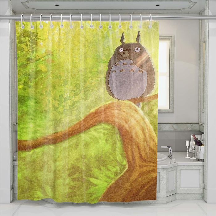 morning totoro shower curtains