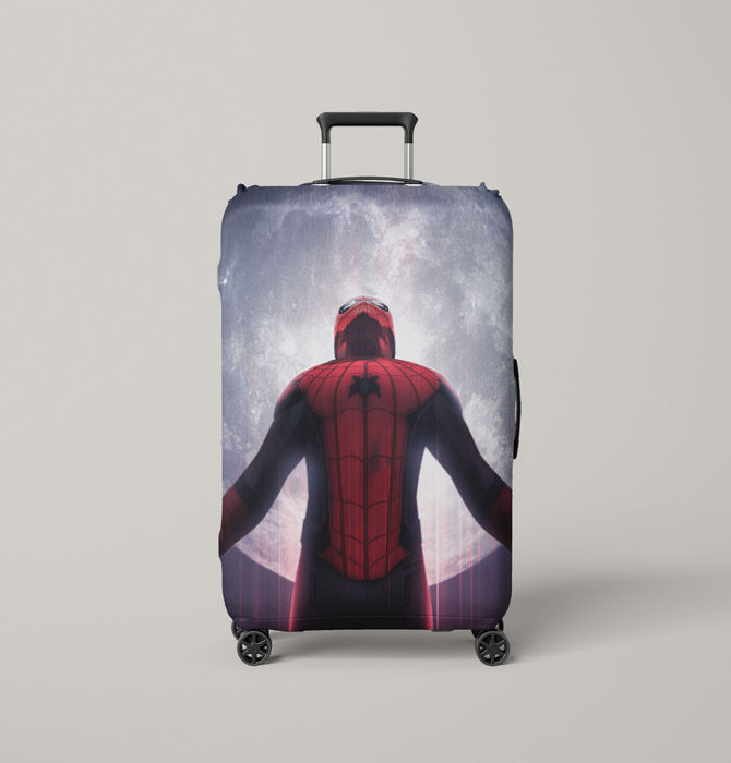 moonlight spiderman far from home Luggage Covers | Suitcase