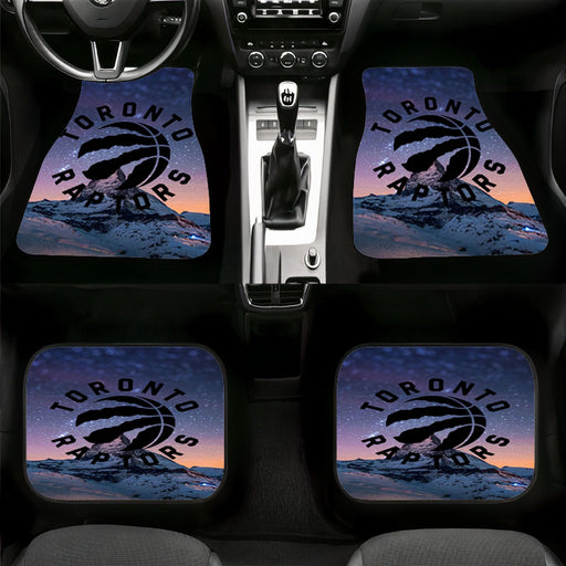 mountain toronto raptors winter Car floor mats Universal fit